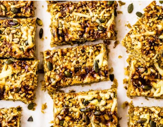 Cheddar and Marmite flapjacks