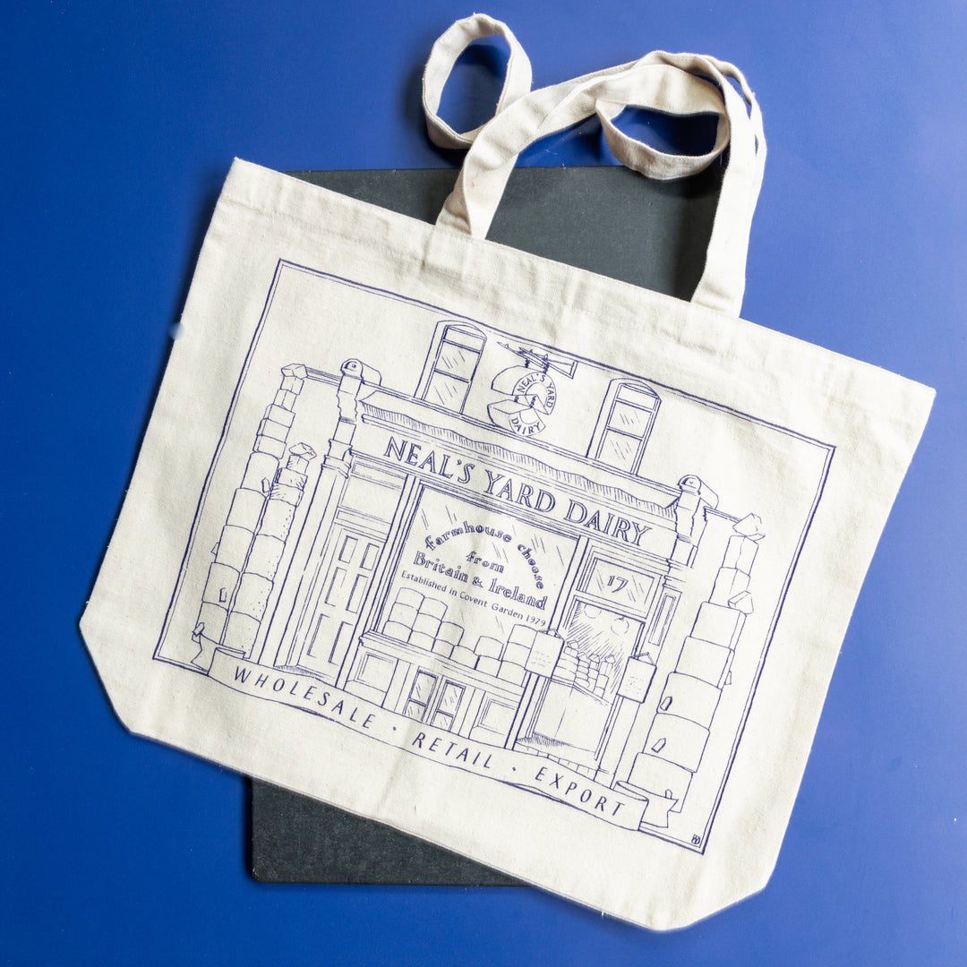 Neal's Yard Dairy Illustrated Cloth Bag