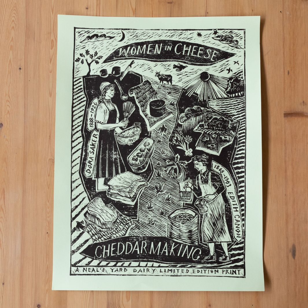 Neal's Yard Dairy Women in Cheese Print